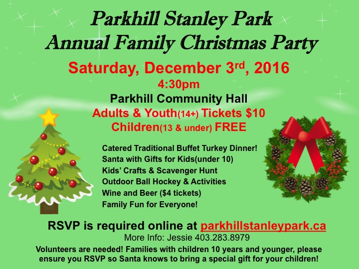 Parkhill Annual Family Christmas Party 2016